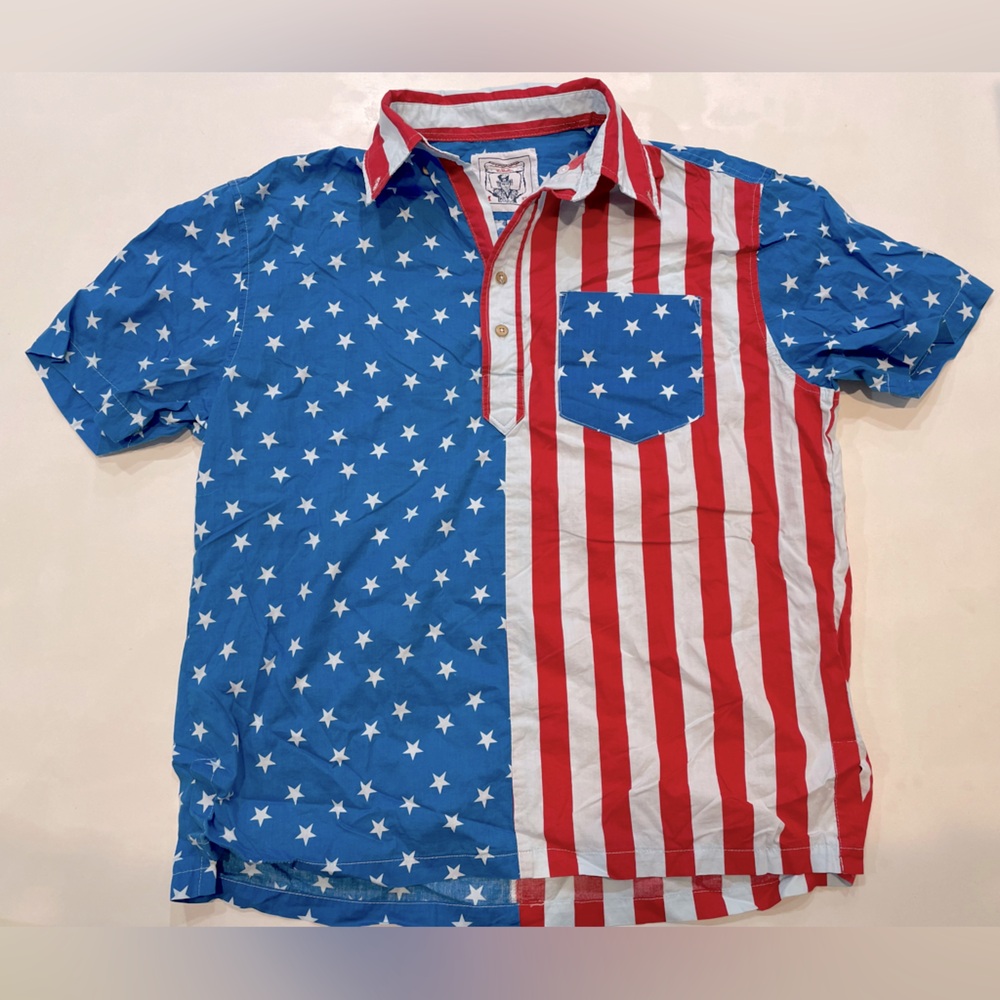 NWOT The Nutter By Chubbies Independence Shirt Size Medium